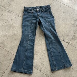 Art Class Denim Flare Jeans in Blue